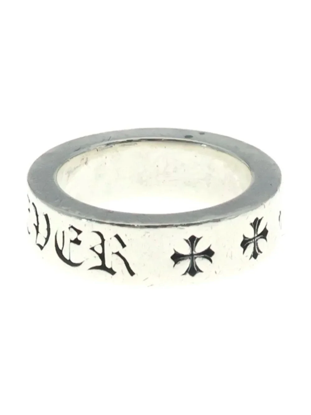 Chrome Hearts Spacer Forever Ring Silver